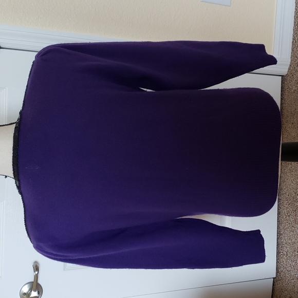 Vintage Sweater Lambs Wool & Angora With Sequins - Picture 8 of 13